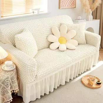 Чехол для дивана из хлопчатобумажного волокна, универсальный универсальный эластичный чехол для дивана, ткань 90-140cm