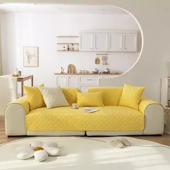 Чехол для дивана из хлопчатобумажной ткани, универсальный нескользящий чехол для дивана на четыре сезона, комбинированный чехол для дивана для гостиной, дышащее полотенце 30x50 pillowcase1