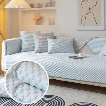 Чехол для дивана из ледяного шелка, летний универсальный нескользящий коврик для дивана, крутой диван, полотенце, подушка, чехлы для гостиной, домашний декор A 70x70cm 1pc