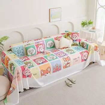 Чехол для дивана из ледяного шелка с рисунком, чехол для дивана, чехол для дивана, универсальный чехол для дивана, универсальная подушка для дивана, четыре сезона 180-130