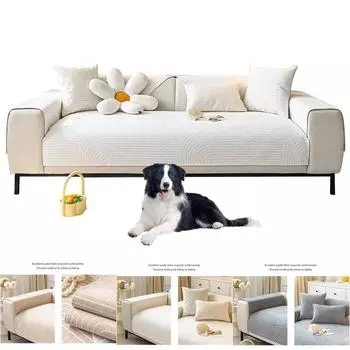Чехол для дивана из однотонной синели для гостиной, нескользящий, для домашних животных, для детей, для дивана, полотенце, универсальный чехол для шезлонга, домашний декор A 70x70