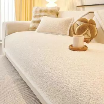 Чехол для дивана из плотной синели для гостиной, однотонный, плюшевый, мягкий, для дивана, полотенце, универсальный, нескользящий, для дивана, протектор, декор, новый 70x70 A