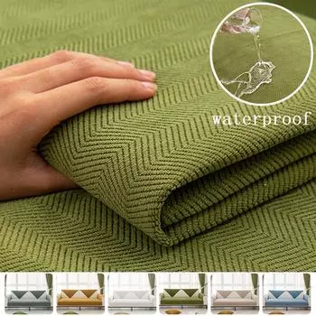 Чехол для дивана из шенилла 100% водонепроницаемый Чехлы для кресел Однотонный диванный коврик Нескользящие чехлы для дивана Чехол для сиденья дивана для дома pillowcase 30x50cm