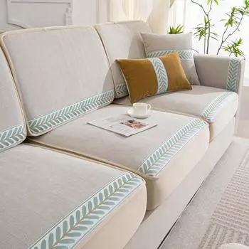 Чехол для дивана из шенилла, эластичный чехол для дивана, универсальный нескользящий чехол для спинки дивана и стула Four Seasons, подушка для полотенца 60X60