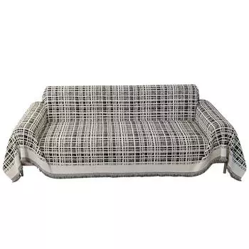 Чехол для дивана из шенилла, чехол для дивана Four Seasons, двусторонний чехол для дивана в скандинавском стиле Simple, одеяло 180*130cm