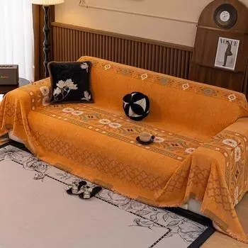 Чехол для дивана из шенилла для кемпинга и пикника на все сезоны, чехол для дивана Funda Bohemia, чехлы для дивана, коврики, пледы 180x130