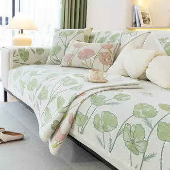 Чехол для дивана из шенилла, модный, простой, новый, удобный, нескользящий, устойчивый к пятнам, сезонный, подушка для сиденья, подушка для дивана в деревенском стиле 70x70cm 1pcs