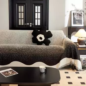 Чехол для дивана из шенилла можно расстелить и накрыть полотенцем для дивана на весь год. Новогоднее одеяло для дивана, универсальное для всех сезонов. 180*130cm