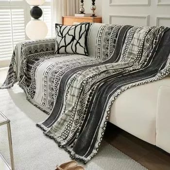 Чехол для дивана из шенилла, мягкое одеяло для дивана, кресла, противоскользящее, пылезащитное, всесезонное, универсальное, подлокотник, подушка для сиденья, домашний декор 180x90cm 1pcs