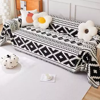 Чехол для дивана из шенилла, подушка, универсальный противоскользящий чехол для дивана Four Seasons, новый чехол-одеяло с защитой от царапин у кошек 180*130cm