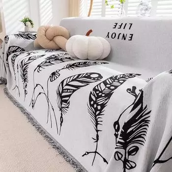 Чехол для дивана из шенилла, полное покрывало, полотенце, высококачественный чехол для дивана Nordic, универсальный чехол, универсальная подушка для сиденья дивана Four Seasons 180*130cm