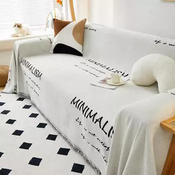 Чехол для дивана из шенилла, полотенце, универсальный чехол для дивана Four Seasons, чехол All Wrapped, нескользящий, устойчивый к царапинам, подушка для дивана 180*130cm