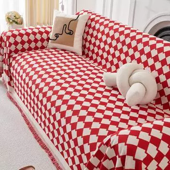 Чехол для дивана из шенилла, полотенце, универсальный коврик Four Seasons, цельный чехол для дивана, нескользящее полотенце, полностью покрытая подушка 180*130cm