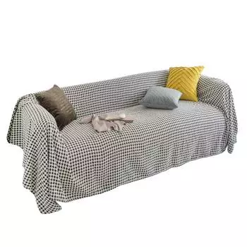 Чехол для дивана из шенилла с рисунком «гусиная лапка» Чехол для дивана Полотенце для дивана Чехол для дивана 85*130cm
