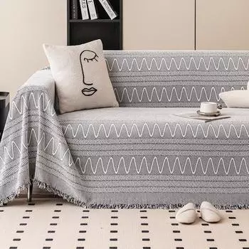 Чехол для дивана из шенилла с защитой от царапин, универсальный чехол Four Seasons, универсальный нескользящий коврик, полотенце, одеяло 180*130cm