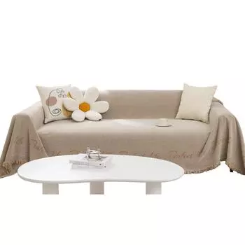 Чехол для дивана из шенилла, универсальный для всех сезонов, скандинавский простой чехол, полотенце для дивана Ins Style, универсальный комплект чехлов и подушек 180*130cm