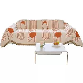 Чехол для дивана из шенилла, универсальный для всех сезонов, высококачественный, большой диванный плед, простое скандинавское полотенце для дивана с защитой от царапания кошками 180*130cm