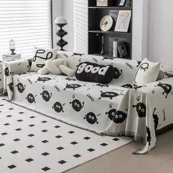 Чехол для дивана из шенилла, универсальный для всех сезонов, высококачественное полотенце для дивана, популярный новый стиль года, полное покрытие 180*130cm