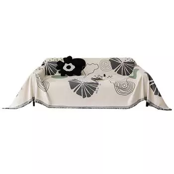 Чехол для дивана из шенилла, всесезонный, устойчивый к царапинам от кошек, многофункциональный утолщенный двухсторонний чехол для дивана и подушка для дивана 180*130cm