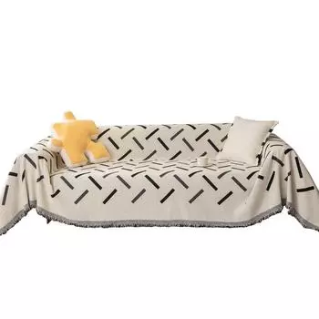 Чехол для дивана из шениллового полотенца, всесезонный, универсальный, устойчивый к царапинам от кошек, чехол для дивана, скандинавский, кожаный чехол для дивана в маленькой квартире 180*130cm