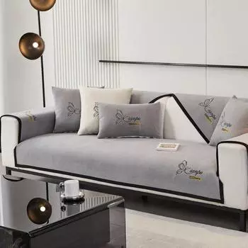 Чехол для дивана из шенилловой текстуры, универсальный нескользящий чехол для дивана, защитный чехол для дивана для гостиной, подушка для дивана, коврик 1 шт. 70x70cm 1pc A