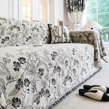 Чехол для дивана из шенилловой ткани, цельный, устойчивый к царапинам от кошек, полотенце для дивана, подушка для сидения шезлонга Four Seasons на три сиденья 180*130cm