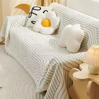 Чехол для дивана из шенилловой ткани Four Seasons, универсальный пылезащитный чехол для дивана, устойчивый к царапинам, пылезащитный, всеобъемлющий чехол для дивана, утолщенный, полотенце 180*130cm