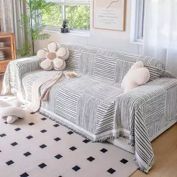 Чехол для дивана из шенилловой ткани, коврик, плед, гостиная, пара, позиция, современный поход, пикник, одеяло, чехол 180x130