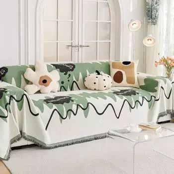 Чехол для дивана из шенилловой ткани, новый высококачественный четырехсезонный универсальный чехол для дивана с защитой от царапин от кошек 90*90cm