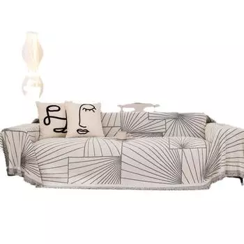 Чехол для дивана из шенилловой ткани, новый, всесезонный, универсальный, на осень и зиму, устойчивый к царапинам от кошек, полотенце для дивана 180*130cm