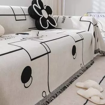 Чехол для дивана из шенилловой ткани, подушка для дивана, универсальное, с высоким чувством, с полным покрытием, универсальное, пылезащитное одеяло 180*130cm