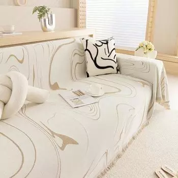 Чехол для дивана из синели, чехол для дивана, чехол для дивана, универсальный универсальный чехол для дивана, пыленепроницаемый, универсальная подушка для дивана Four Seasons 180X130