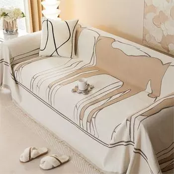 Чехол для дивана из синели, мягкая защита для дивана, качественный чехол для дивана с защитой от царапин, коврик для дивана, чехол для кресла-футона, одеяло, покрывало 180X130