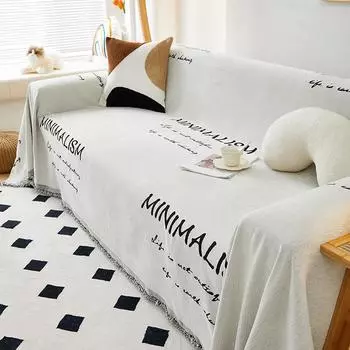 Чехол для дивана из синели. Новый всесезонный универсальный чехол для дивана. Нескользящая подушка для дивана, устойчивая к кошачьим царапинам. 180*130cm