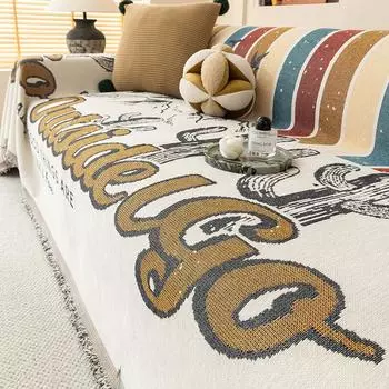 Чехол для дивана из синели, полотенце, чехол для дивана «все включено», новая пыленепроницаемая универсальная подушка для дивана Four Seasons 180-130cm