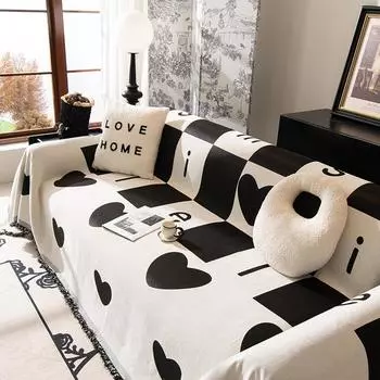 Чехол для дивана из синели, полотенце, скандинавский универсальный чехол для дивана «Четыре сезона», универсальное универсальное полное покрывало, пыленепроницаемое одеяло 180*130cm