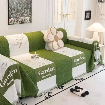Чехол для дивана из синели, полотенце, универсальное универсальное анти-царапание, универсальный чехол на четыре сезона, простой чехол для диванной подушки, нескользящий чехол, одеяло 180-130cm