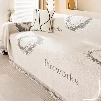 Чехол для дивана из синели, полотенце, универсальная простая современная подушка для дивана, универсальное универсальное покрывало на четыре сезона 180*130cm