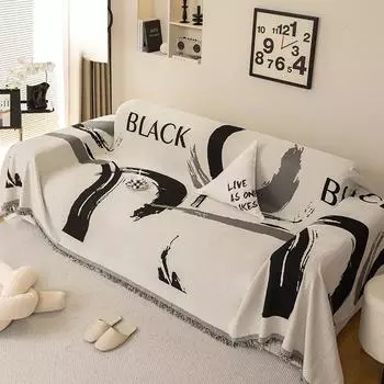 Чехол для дивана из синели, полотенце, универсальный универсальный полный комплект Four Seasons, универсальный нескользящий чехол для дивана, пылезащитный чехол 180-130cm