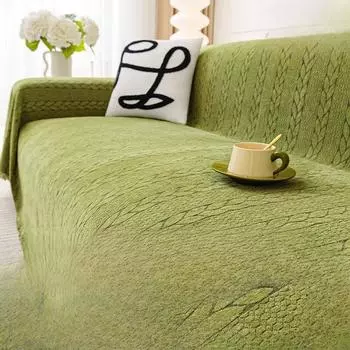 Чехол для дивана из синели с рисунком пшеницы, полотенце, универсальная нескользящая диванная подушка на четыре сезона, универсальное одеяло для дивана 180*130cm