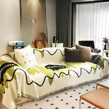 Чехол для дивана из синели, ткань Four Seasons, универсальная подушка High Sense Ins Wind, все обернутый чехол, чехол на спинку, полотенце, пылезащитное одеяло 180*130cm