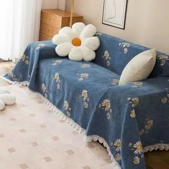 Чехол для дивана из синели, ткань, покрывало для дивана, полотенце, универсальный универсальный чехол для дивана на все времена года 130*180cm