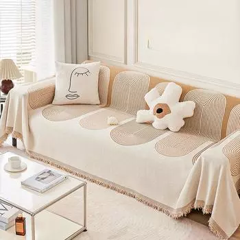 Чехол для дивана из синели, ткань, полное покрытие, универсальная подушка для дивана на четыре сезона, нескользящий кожаный чехол для дивана 180*130