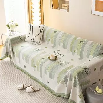 Чехол для дивана из синели, ткань, полотенце, подушка для сиденья дивана, универсальный чехол для дивана Four Seasons, защита от кошачьих царапин, полное покрытие, нескользящая подушка для сиденья 180*130cm