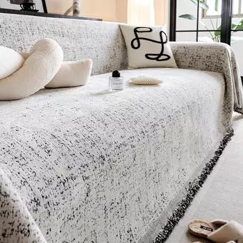 Чехол для дивана из синели, ткань, полотенце, новый чехол для дивана, универсальный набор «все включено», универсальный светильник для четырех сезонов, роскошная подушка для дивана 180*130CM