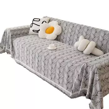 Чехол для дивана из синели, ткань, полотенце для дивана, всесезонное универсальное цельное полное покрытие, подушка для дивана, подлокотник, чехол на спинку, одеяло 180*130cm