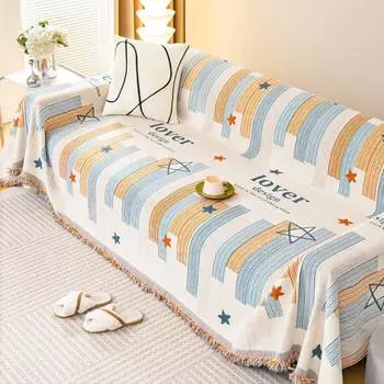 Чехол для дивана из синели, ткань, полотенце, подушка для дивана, четырехсезонный универсальный чехол для дивана, защита от царапин, полное покрытие, противоскользящая подушка для сиденья 180*130cm