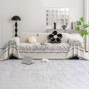 Чехол для дивана из синели, ткань с защитой от царапин, универсальный чехол на четыре сезона, чехол для диванной подушки, универсальное кожаное одеяло, полное покрытие, чехол для дивана 180*130cm