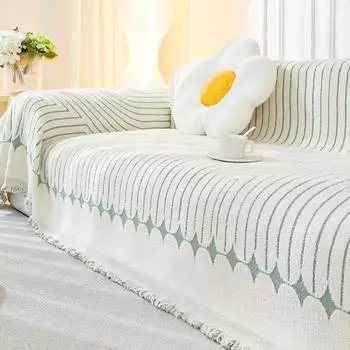 Чехол для дивана из синели, универсальное диванное полотенце, пыленепроницаемый чехол для диванной подушки, защитный чехол от царапин для кошек, диванное одеяло, ковер 180x130cm