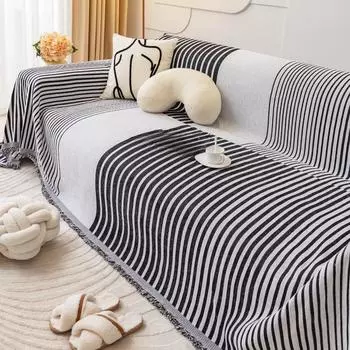 Чехол для дивана из синели, универсальное полотенце Four Seasons, простая и легкая роскошная подушка для дивана Sense, универсальное полностью завернутое покрытие, противоскользящее одеяло 180*130cm